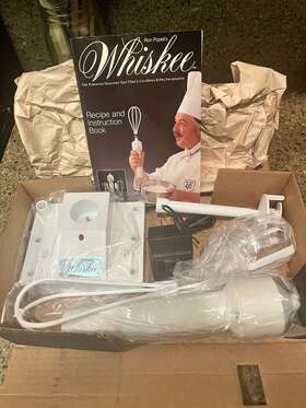 Popeil 030713018252 Vintage 1983 Ron Whiskee Whisker Cordless Rechargeable Hand Held Nib
