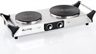 Portable Cooktop Double Electric Cast Iron Hot Plate Countertop Burner Stove Bbq 702331388214