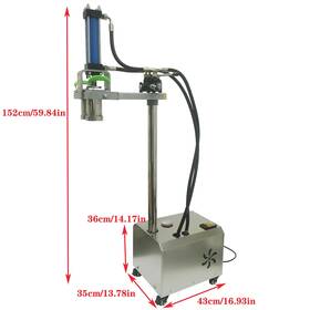 02m04a30 Preasion Commercial Pasta Maker Press 110v Hydraulic Electric Noodles