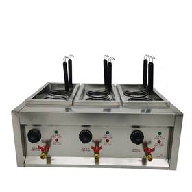 02m05a05 Preasion 6 Holes Commercial Noodles Cooker Machine 220v Electric Cooking