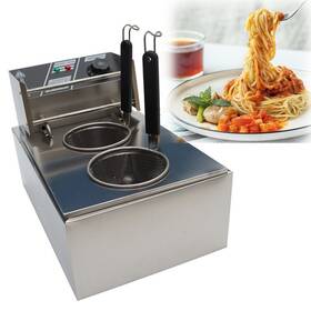Preasion 762102904326 Used 10l 110v Electric Pasta Cooker 2 Hole Noodles Soup Dumpling Cooking Machine