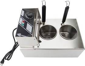 Preasion 762102904593 Used 110v 10l Commercial Electric 2 Holes Single-cylinder Noodles Cooker Machine
