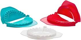 Gt-3117 Prepworks Multifunctional Dough Press Set Of 3 Sizes Blue White And Red