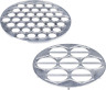 Pv-p2 Ofxdd Russian Pelmeni Mold Metal Dumpling Maker Perogi Form Hole