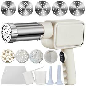 Qcqdl 092125174673 Electric Pasta Maker Handheld Machine All-in-one Cordless