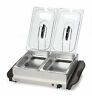 Ra39978 Betty Crocker Stainless Steel Buffet Server And Warming Tray Silver