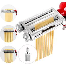 82202 Rafbar Pasta Maker For Kitchenaid Attachments 3 In 1 Stainless Steel Attachme