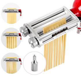82202rn Rafbar 3-in-1 Pasta Maker For Kitchenaid Stand Mixer Stainless Steel Roller Sp