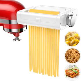 Rethone 313029399346 Pasta Maker Attachment For Kitchenaid Stand Mixers -3 In 1 Set Att