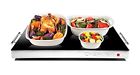 Rj22-black-tc-ca Chefman Electric Warming Tray With Adjustable Temperature Control Perfect For