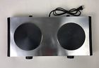 Rs2p-1500 Electric Countertop Portable Dual Double Burner Hot Plate Perf For