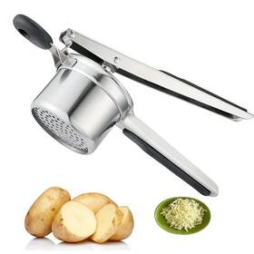 Rutell 14010876 Potato Ricer Stainless Steel For Mashed Potatoes One Size Silver