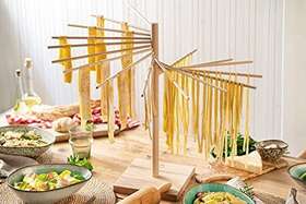 S Nger 251119424096 Wooden Pasta Dryer Rack For Drying Total Height 19.7 Inch Wit