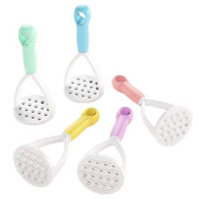 Selheng 789789274153 5pcs Random Color Manual Silicone Potato Masher Cooking Mini Colors