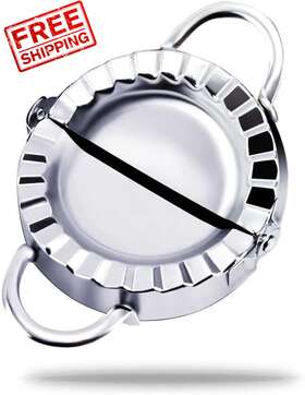 Senlixin 732376150316 Dumpling Maker Stainless Steel Molds Ravioli Wonton Press Small