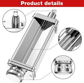 Sennhei Autoparts 958199481288 Pasta Attachment For Kitchenaid Stand Mixer Roller Cutter Set