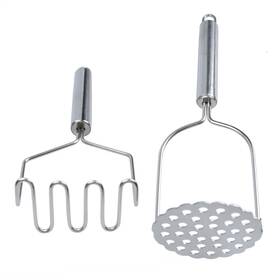 Ryang00266 Septe 2 Pcs Stainless Steel Potato 9.4 3.5in 10 3.3in Silver