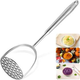 Tdyn-001 Serniaxin Potato Masher Stainless Steel 14 Inch Smasher - Kitchen Silver