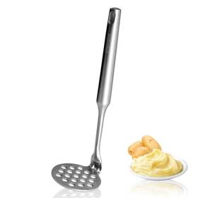 Shaineko Mspm-304-2.4x8 304 Stainless Steel Potato Masher Mini 2.4 Inch Diameter X 8 Handle Silver