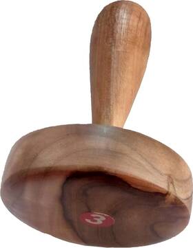 4336014421 Shradha Trading Big Wooden Potato Masher Roti Chapati Presser Bhakri Or Brown