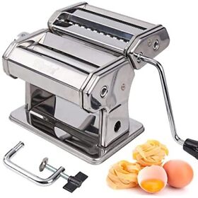 Shule Manual Pasta Maker 7 Adjustable Thickness Settings 150 Machine