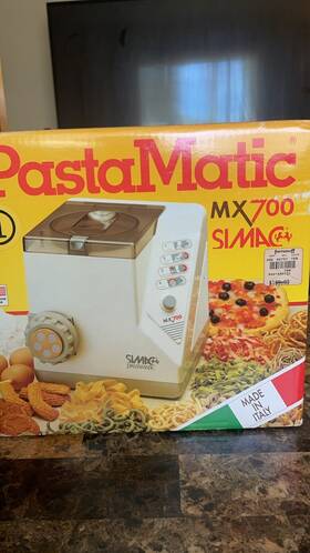 Mx700 Simac 027208027004 Pastamatic Pasta Maker Made In Italy Kitchen Home With Box Manuals