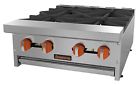 Srhp-6-36 Sierra Range Hotplate Gas Countertop Btu Open Burners Manual
