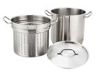 Ssdb-12s Winco Alu Double Boiler With Lid 811642003546