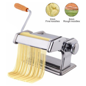 Stainless Steel Fresh Pasta Maker Roller Machine For Fettuccine Spaghetti Noodle