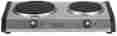 Stove-40700 Countertop Double Burner Waring Portable Electric Stove Dorm Room Stainless Steel Cook