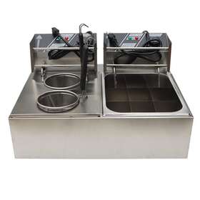 L20w188 Techtongda 110v 2in1 Double Control Multifunctional Noodle Cooking Machine Kanto Cooker