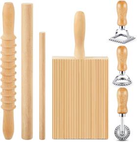 Boo-tioncy-7012 Tioncy 7 Pcs Gnocchi Pasta Making Tool Wood Board With Ravioli