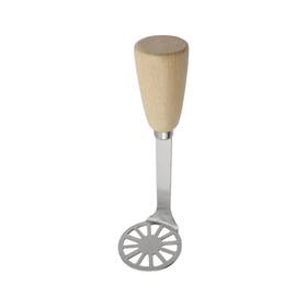 Tsnamay Tscp5676 5.9 Inch Mini Potato Masher Avocado With Wood Non And Silver