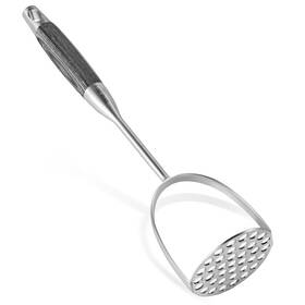 Tuyotue 793227888604 Potato Masher Stainless Steel With Black Handle