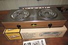Ul760t Capitol Silver New Vintage Rangette Watt Burners Portable Electric Hotplate