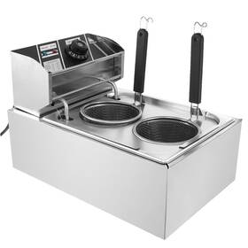 Ea98507-a0793-035-8 Unbd Electric Noodle Cooker 1500w 2/4/6-basket Pasta Stove Brand New