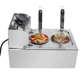 Ea98508-b0394-078-5 Unbd Electric Noodle Cooker 1500w 2-basket Pasta Stove Brand New