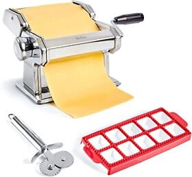 Uno Casa Pasta Maker Stainless Steel Roller Noodle Machine