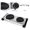Us-kc1005-yt Elecwish Kitchen Electric Cooktop Burner Double Hot Plate 758277811354