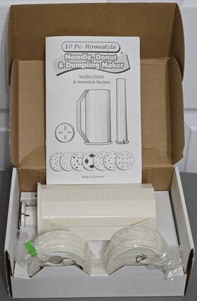 Vintage K75268 New/open Box 10 Pc Noodle Donut And Dumpling Maker Germany