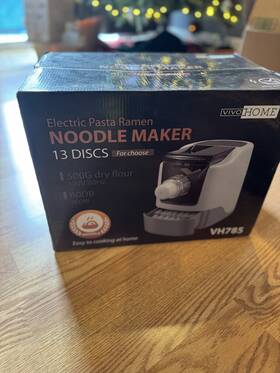 Vh78s Vivohome Electric Automatic Pasta Ramen Noodle Maker