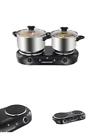 Vs14117 Electricburner Electric Hot Plate Double Independent Burner Surface 037553314117