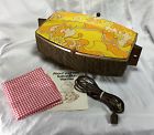 W8-5 Salton Vtg Mid-century Rattan