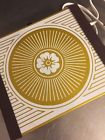 Warm Tray Vintage Hot Plate Gold Daisy Nib Mid Century