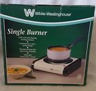 Wbr19 White Westinghouse Single Burner