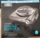 Wic362488 Living Solutions Square Shape Single Burner Black