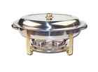 Winware Winco Chafing Dish 6 Quart Oval Catering Buffet Food Warmer Banquet 811642012203