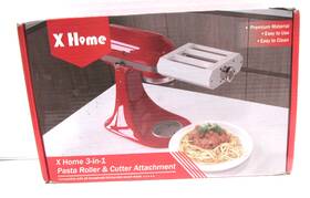 Cf001b X Home New Pasta Maker Attachment For Kitchenaid Stand Mixers 3 In 1 Set