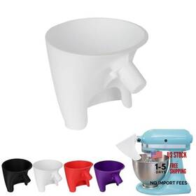 Xpfxpf Cq20260107 Flour Funnel Attachment For Kitchen Aid Stand Mixer Fits Tilt-head 4.5 5 White