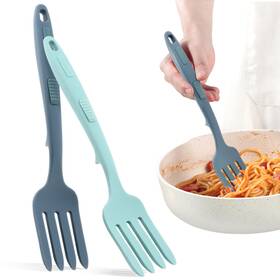 Xuyelora 22419346 2pcs Silicone Flexible Forks Non 11.61 X 2.09inch Lake Blue Dark
